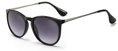 Produktbild von Runde Vintage-Sonnenbrille für Damen und Herren im klassischen Retro-Design.