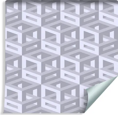 Immagine prodotto di 10 m di VLIES WALLPAPER in rotolo motivo isometrico effetto 3D XXL