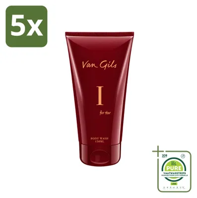 Zdjęcie produktu dla 5 sztuk żelu pod prysznic Van Gils I for Her - 150 ml - opakowanie zbiorcze