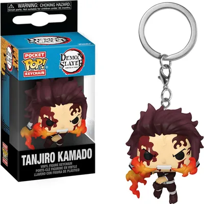 Produktbild von Demon Slayer - Tanjiro Kamado Schlüsselanhänger Funko Pocket POP! Keychain