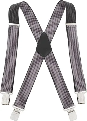 Produktbild von Hochwertige Breite Hosenträger 4 cm Grau