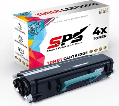 Produktbild von 4x Toner E260 E260A21E Schwarz Kompatibel für Lexmark Optra E460DW Drucker