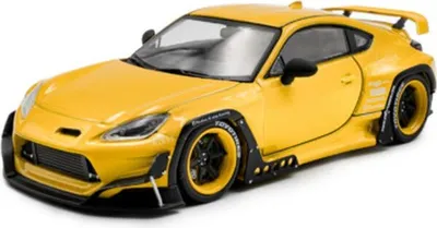 Produktbild von Solido 421438235 Toyota GR86 Rocket Bunny 2022 gelb 1:43
