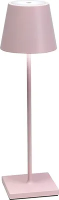 Produktbild von Zafferano Poldina Pro  Dimmbare LED-Tischlampe aus Aluminium Rosa