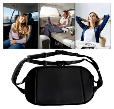 Produktbild von Fußstütze für Reisen im Flugzeug – Ergonomische Beinstütze für Erwachsene, ideal für Flugzeug, Reisen, Schreibtisch, Camping, Outdoor, Auto und Zuhause