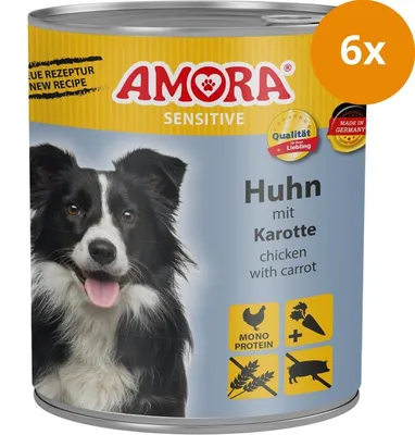 Immagine prodotto di AMORA Dog Sensitive Pollo e Carota - 800 g