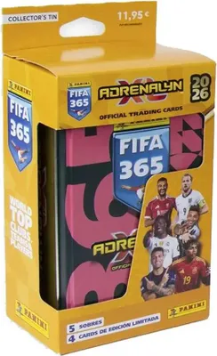 Produktbild von Panini Tin Box Fifa 365 Adrenalyn Xl 2026 Sammelkarten Spanisch Rosa Rosa One Size