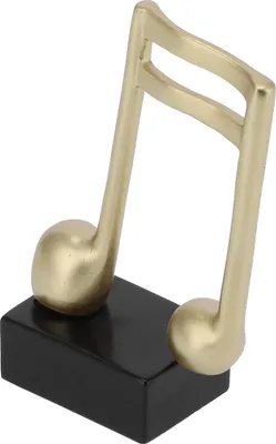 Image de Note de musique Statue Nordic Modern Small Ornaments Minimalist Music Symbol Sculpture