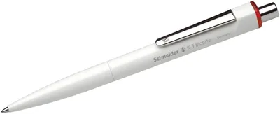 Produktbild von Schneider SN3272 10er Druckkugelschreiber K3 Biosafe M rot (dokumentenecht) weiß
