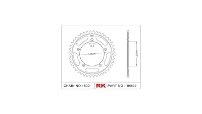 Immagine prodotto di Pignone RK 530 46T acciaio argento