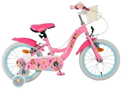 Productafbeelding van Magic Royals Kinderfiets - Meisjes - 16 inch - Roze - Twee Handremmen