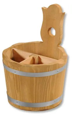 Produktbild von Kesper | Besteckhalter - Besteckständer - braun - 14 x 20 cm - aus Holz - Besteckkorb - Praktisch