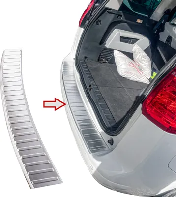 Zdjęcie produktu dla Matowa osłona zderzaka ze stali nierdzewnej pasująca do Peugeot 5008 I | BJ 2009-2017