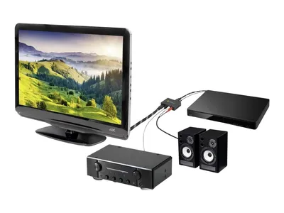 Image de Techly IDATA-HDMI-EA Techly HDMI Audio-Extractor auf Toslink und RCA