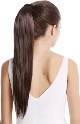 Produktbild von WIG ME UP Haarteil Zopf Steckkamm & Haarreif Braun Srosy-6