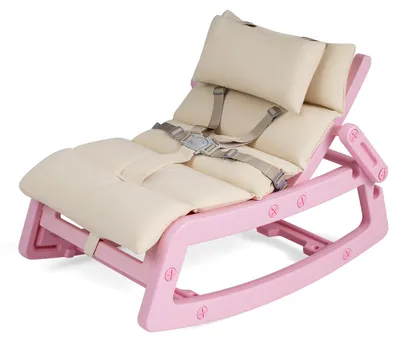 Produktbild von KOMFOTTEU 2 in 1 Babywippe, Schaukelsessel für Baby ab 6 Monaten