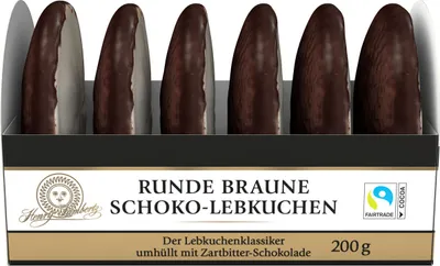 Produktbild von Henry Lambertz Lebkuchen mit Zartbitterschokolade überzogen 200g