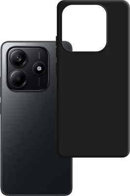Produktbild von Handyhülle für Xiaomi Redmi Note 14 4G, 3mk Matt Case, Schwarz