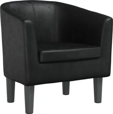 Zdjęcie produktu dla VidaXL 356485, Sztuczna skóra, Czarny, Pianka, 110 kg, 700 mm, 560 mm