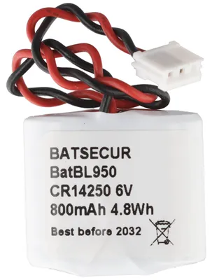 Produktbild von Pufferbatterie LiMnO2 6V 0,8Ah passend für Label Alarmanlage