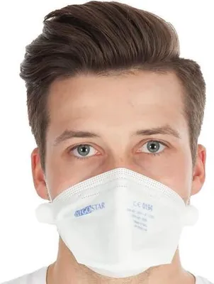 Produktbild von Półmaska HYGOSTAR SUPER PROTECT, jednorazowa maska FFP3 PP z zaawansowaną technologicznie włókniną, filtr prawie 100%