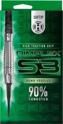 Immagine prodotto di Harrows Dimplex S3 90% Tungsten 18g Softdarts