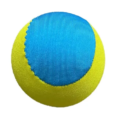 Produktbild von TPR Wasserball 5,5 cm elastisch Hüpfball Strand Surf Spielzeug Sommer Kinder Wasser Sprungball weich - Farbe: Gelb Blau