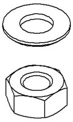 Image de Écrou hexagonal Niedax SMU 10