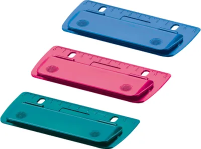 Produktbild von Herlitz Taschenlocher Color-Blocking Stanzleistung: 2 Blatt zufällige Farbe 1Stk