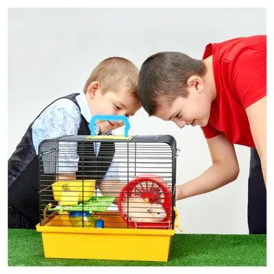 Produktbild von Haustierkäfig Kunststoffgriff 10 Stück Tragbare Griffe für Vogel- und Kleintierkäfige im Freien