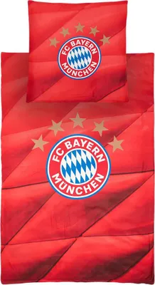 Produktbild von FC Bayern München Bettwäsche Microfaser rot