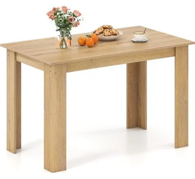 Imagen del producto de Mesa de comedor KC58352NA, 120 x 70 x 75 cm, color natural