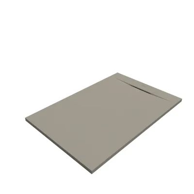 Produktbild von SANYCCES SIENA Rechteckige Duschwanne SanyDur Gel Coat 120 x 80 cm, Sand