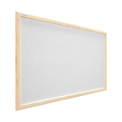 Zdjęcie produktu dla Tablica korkowa jasny szary kolor korka (rama drewniana) 90x60 cm