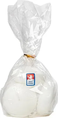 Obrázek produktu pro Krab - svíčka malý plaváček, bílá - 4 ks