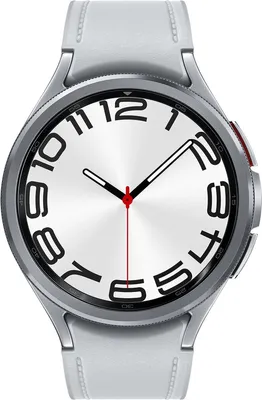Obrázek produktu pro Samsung Galaxy Watch6 Classic Watch6 Classic 3,81 cm (1,5") OLED 47 mm Digitální 480 x 480 pixelů Dotykový displej Stříbrná Wi-Fi GPS (satelit)