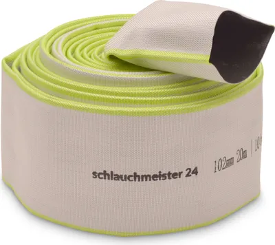 Produktbild von Ø 4 Zoll - 102 mm, 20 Meter Industrieschlauch | Bauschlauch | Flachschlauch