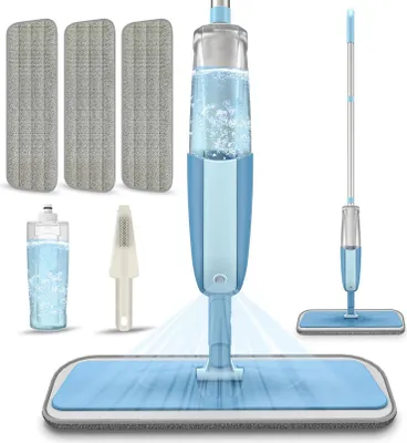 Immagine prodotto di Mop a spruzzo Mop per pavimenti con serbatoio dell'acqua Mop rotante a 360 gradi