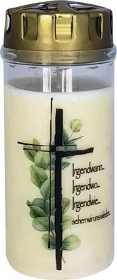 Produktbild von Trauerkerze AETERNA Grablicht "Irgendwann, irgendwie ..."