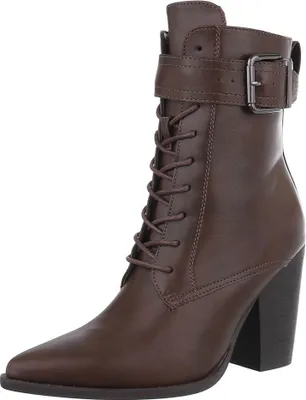 Produktbild von Ital-Design Damen Stiefeletten High-Heel Stiefeletten Leicht gefüttert Lederoptik Schnürstiefeletten 87740239 Braun Gr.  38