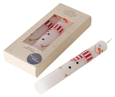 Produktbild von Tischkerzen mit Weihnachtsmotiv, 16 cm, 3er-Set