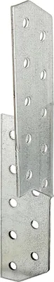 Image de Alberts 820473 Ancrage de pannes chevron, galvanisé sendzimir, 32 x 32 x 210 mm, set de 25 pièces