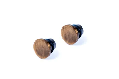 Produktbild von 2Stück Wesco Relingsystem 16mm Endkappe modern Messing Antik mit Muffe