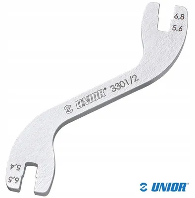 Produktbild von Unior UNR-3301/2-1 Speichenschlüssel für 5/6/6.3/7mm