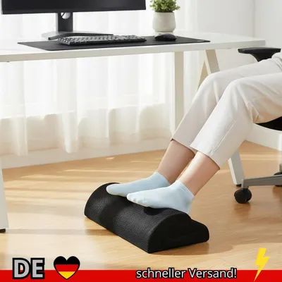 Produktbild von Büro-Fußhocker aus Memory-Schaum und Fußstütze Unter dem Schreibtisch
