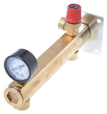 Produktbild von Aqbau® Sicherheitsgruppe Messing für Trinkwasser 6 Bar Kesselsicherheitsgruppe