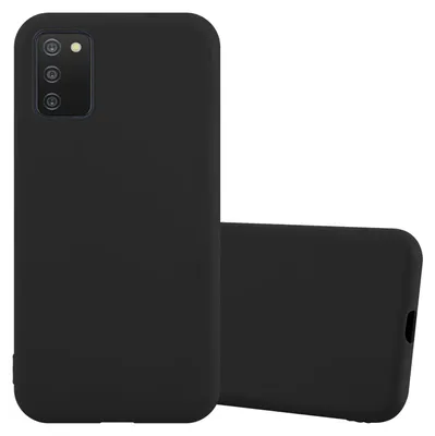 Image de Cadorabo Housse pour Samsung Galaxy A03s Housse de protection en noir Housse pour portable TPU Silicone Etui Case Cover