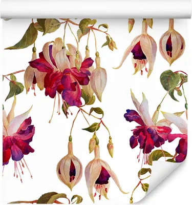 Zdjęcie produktu dla Tapeta storczyk kwiaty orchidea przyroda do salonu Dekoracja Ścienna z modnym efektem 3D