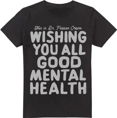 Imagen del producto de Camiseta para hombre de la serie "Frasier", diseño "The Frasier Sign Off" (TV5640), talla S, color