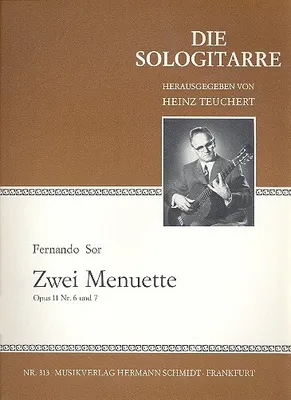 Produktbild von 2 Menuette op.11,6-7 für Gitarre